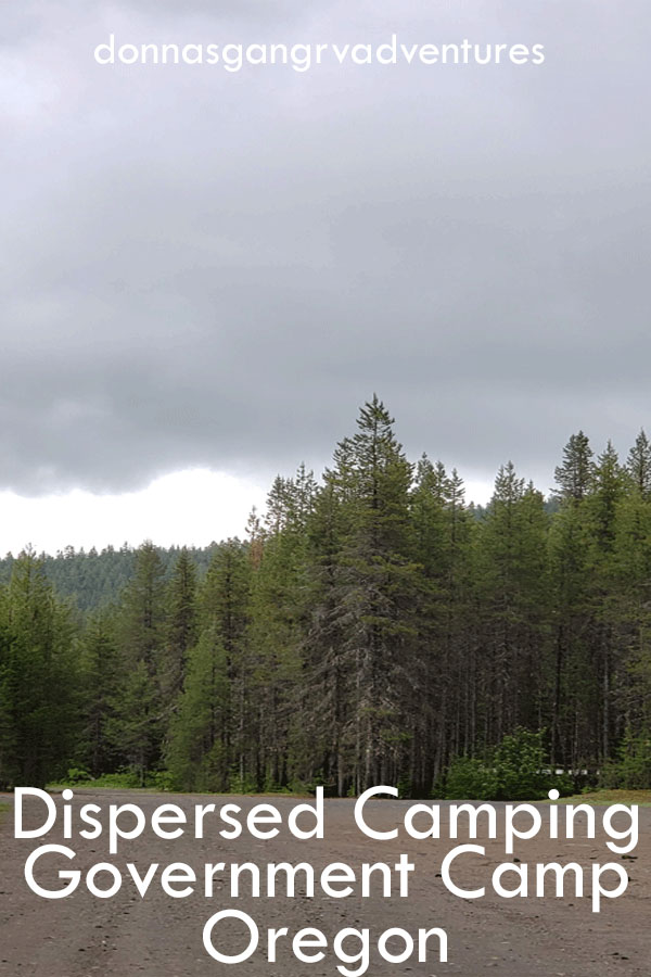 Dispersed Camping in Government Camp Oregon